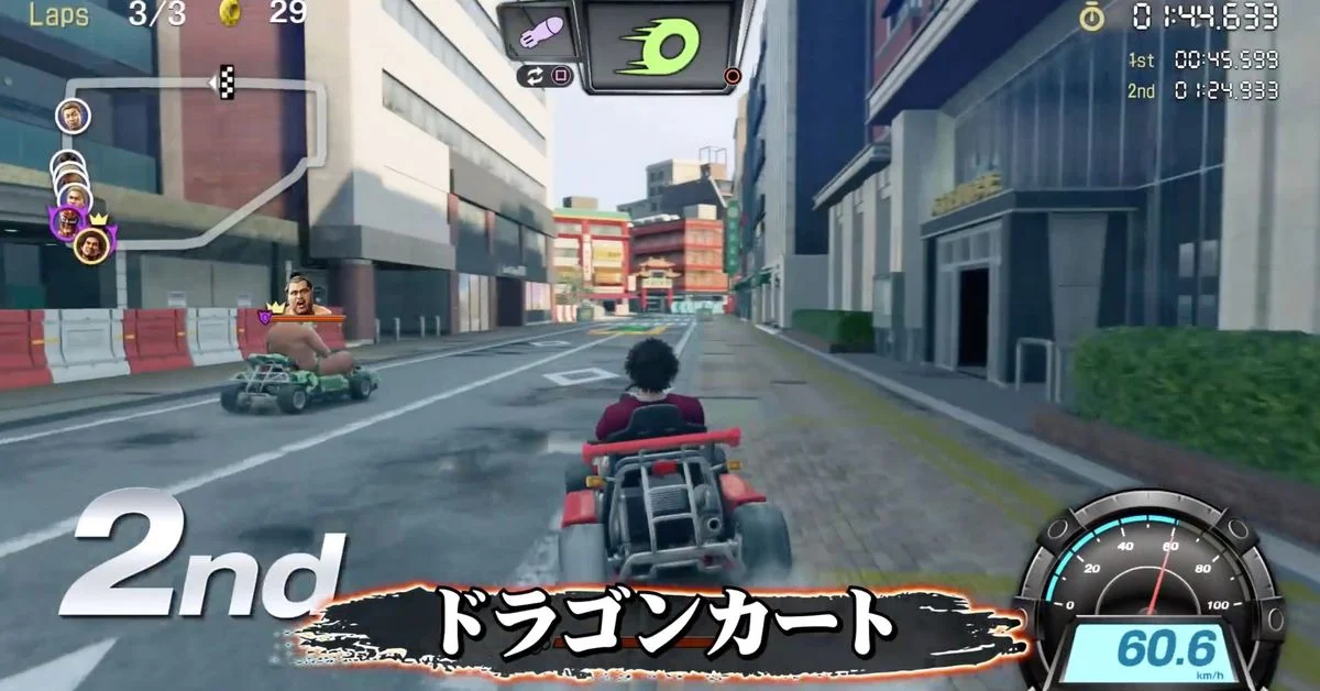 Yakuza 7: wilder than ever, also now a kart racer