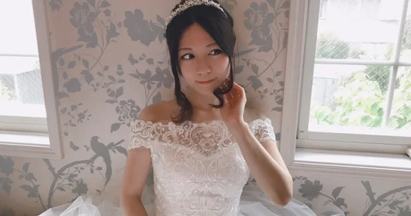 Testing out the cheapest wedding dress in Japan: this US$49 beauty【Photos】