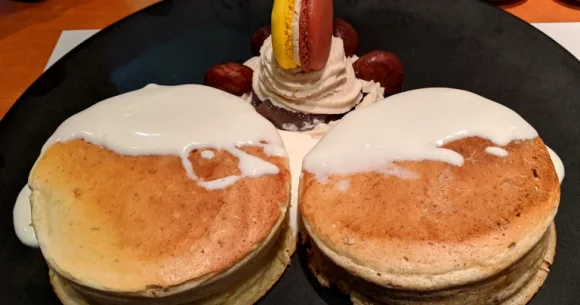 Eating Tokyo’s most expensive pancakes required us to go through a security check