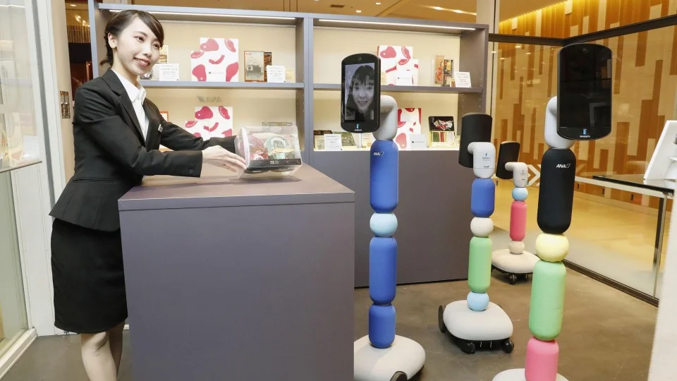 ANA opens world's 1st shop equipped with avatar robot in Tokyo