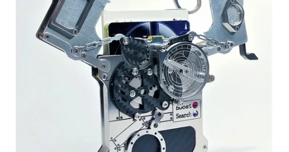 Japan’s steampunk business card holder says “Let’s do lunch, and yes, I am from the future-past”
