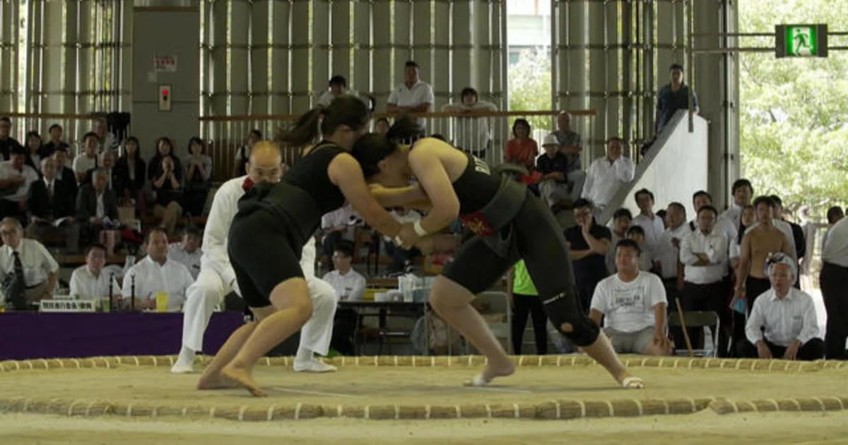 Female sumo wrestlers step into the ring and fight for visibility in Japan's male-dominated sport