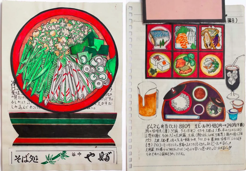For Over 30 Years, a Tokyo Soba Chef Drew Everything He Ate
