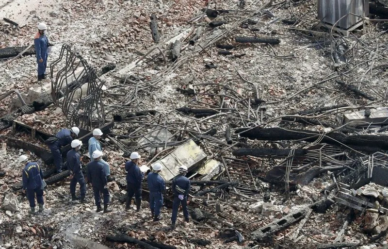 Police believe arson unlikely in Okinawa castle fire