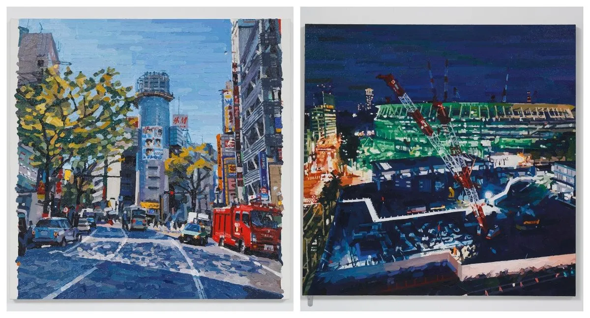 Suburban Scenes of Japan Depicted in Paintings by Naoki Tomita