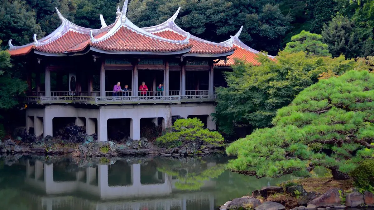 Shinjuku Gyoen National Garden. Tokyo, Japan.
