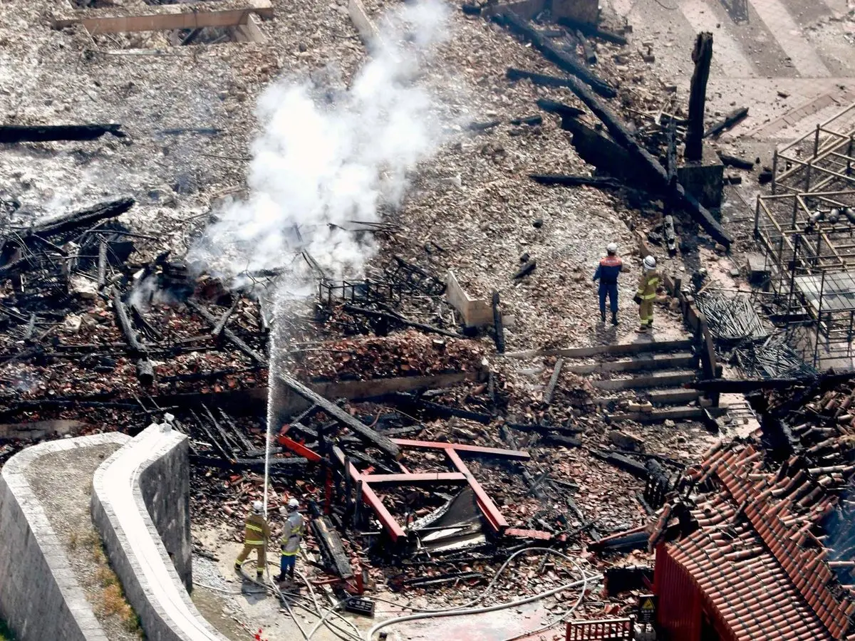 Shuri Castle fire: Japan’s 500-year-old world heritage site reduced to skeleton by blaze