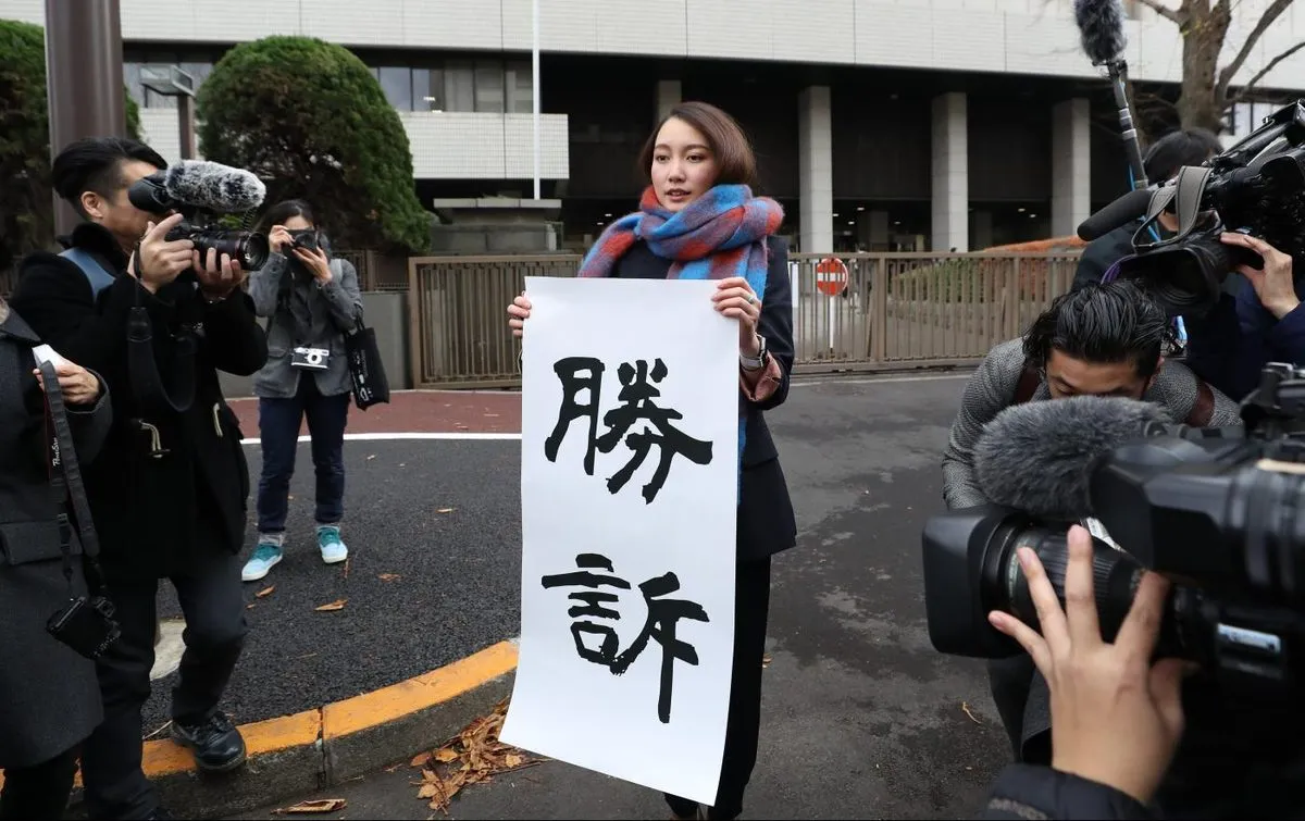 A journalist who broke the silence on rape in Japan won her court case