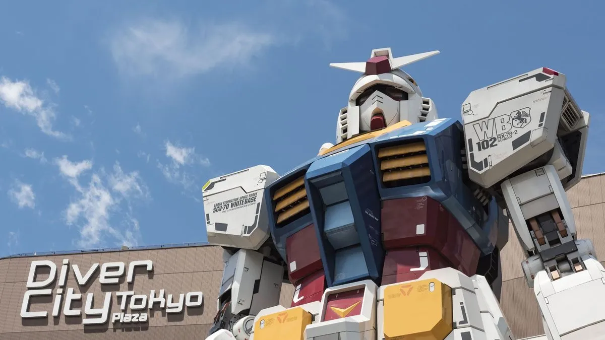 Japan's iconic giant Gundam fires its last shot in Tokyo