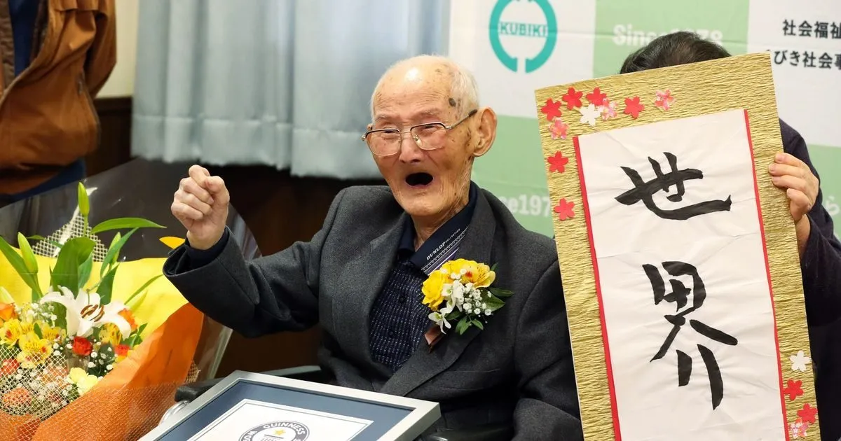 Japanese man aged 112 years old crowned world's oldest living male