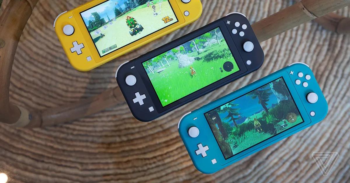 Nintendo’s Switch Lite helps boost hardware sales by more than 50 percent