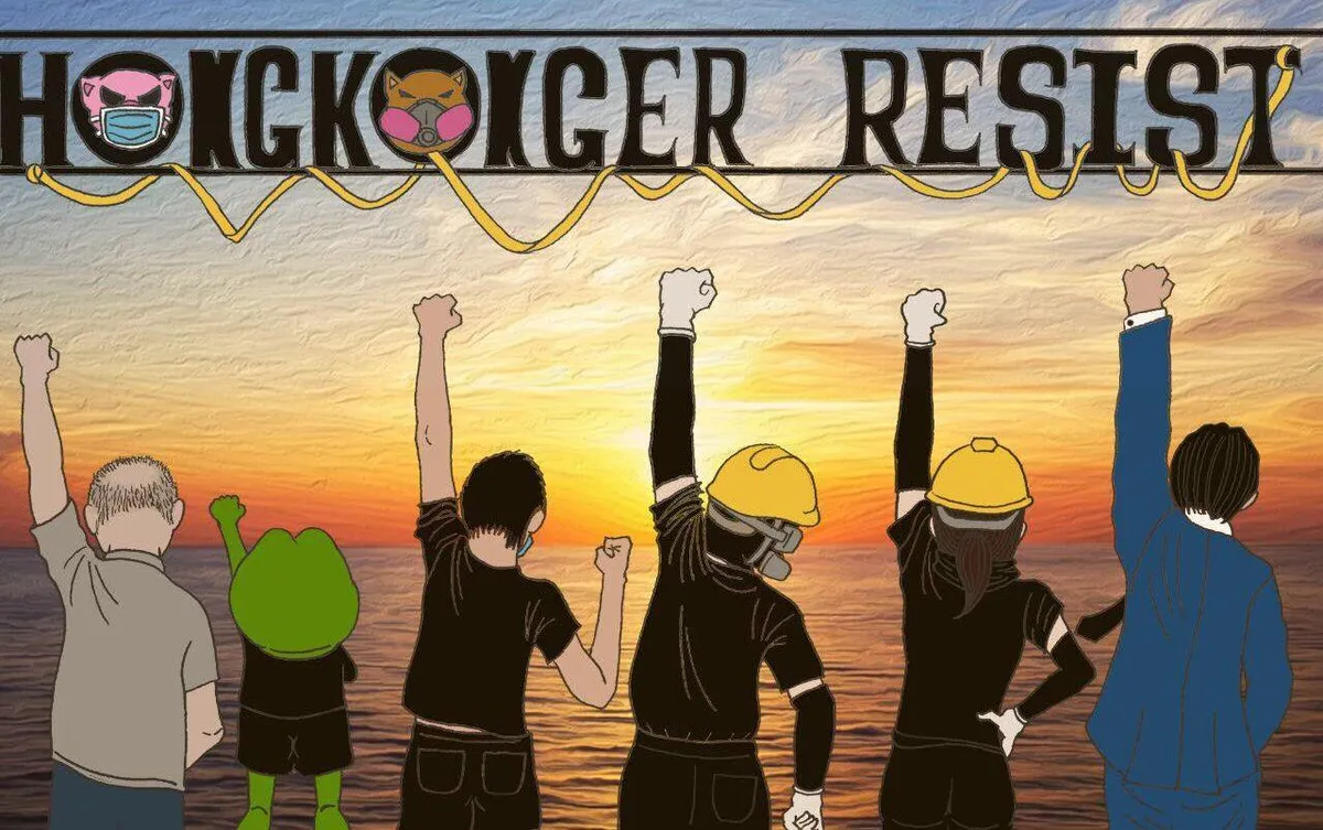 The magical world of Japanese anime has become the reality of Hong Kong protesters