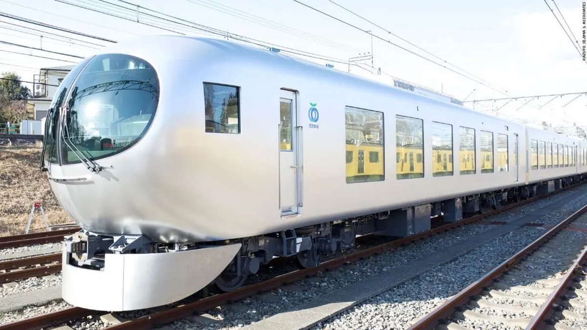 Stunning Tokyo train designed to feel like a living room