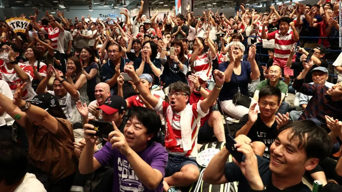 Rugby World Cup: Japan unites around its rugby heroes