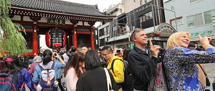 Japan Sees Fifth Straight Year of Record Visitor Numbers in 2017