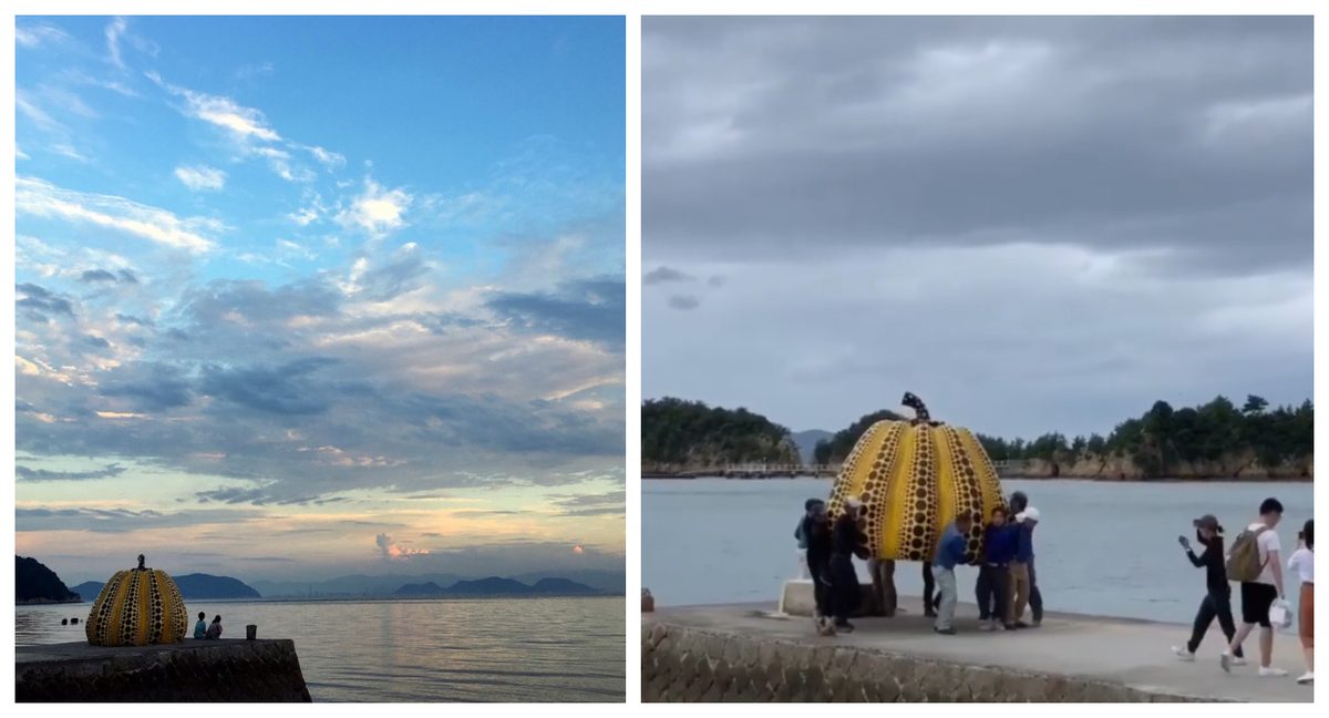 How Yayoi Kusama’s Outdoor Pumpkin is Protected During Hurricanes