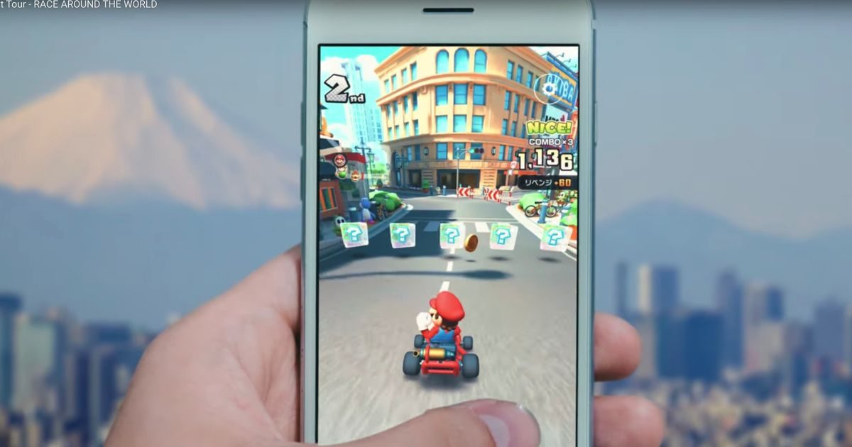 Mario Kart is finally coming to iPhone and Android next week