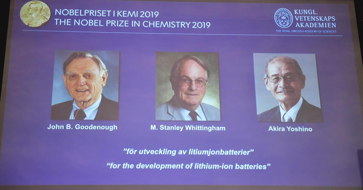 Chemistry Nobel shared by 2 Americans and 1 Japanese researcher