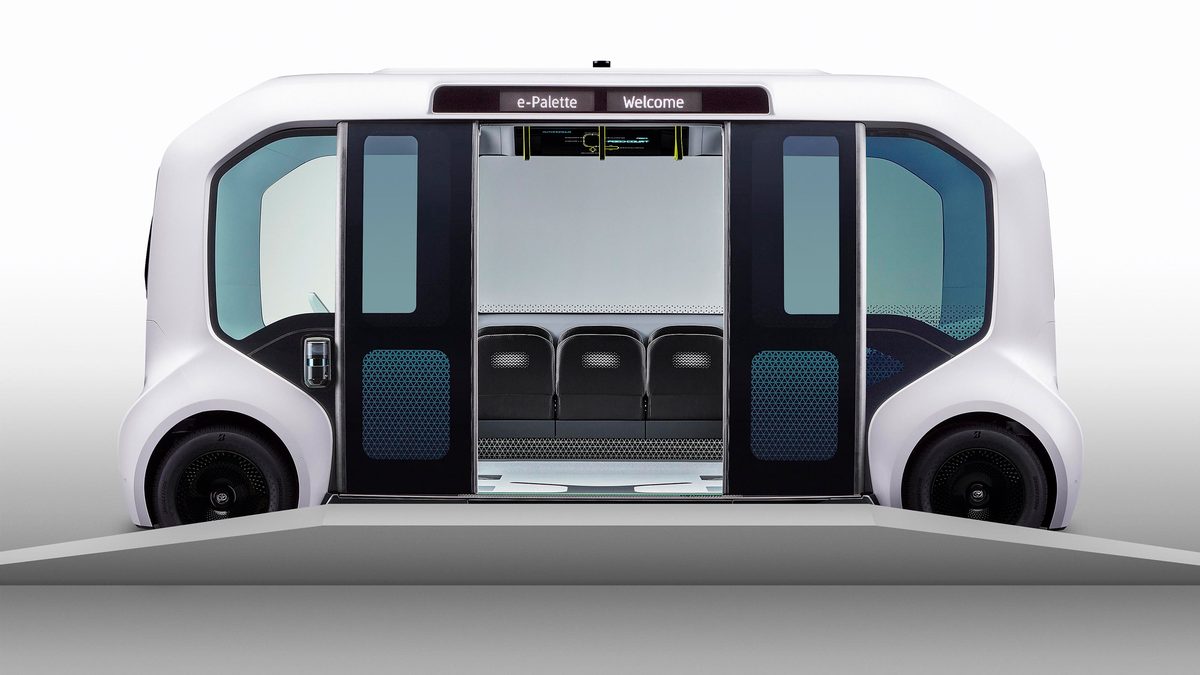 Toyota redesigns its e-Palette vehicle for Tokyo 2020 Olympic athletes