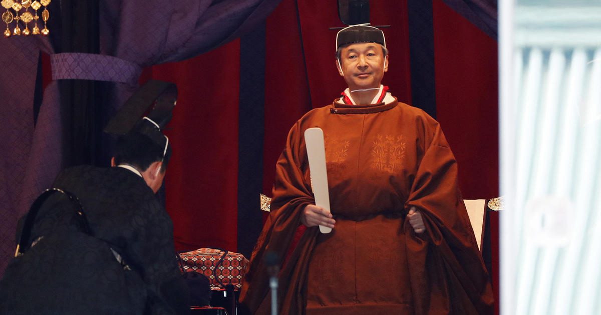 Emperor Naruhito officially takes his place on Japan's Chrysanthemum Throne
