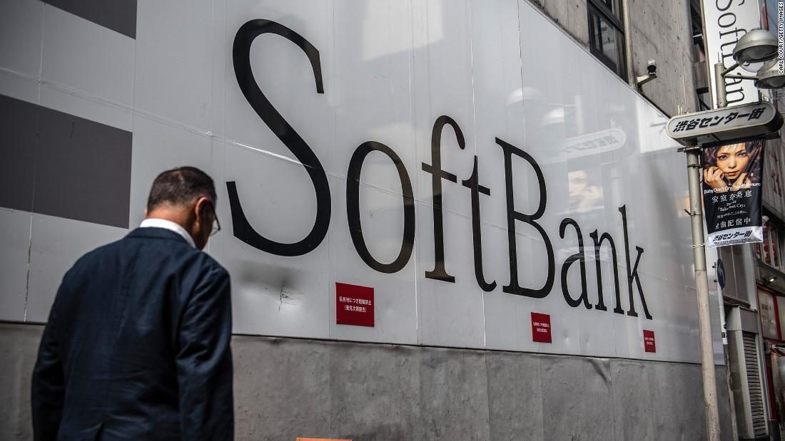 SoftBank shares slide after massive WeWork bailout
