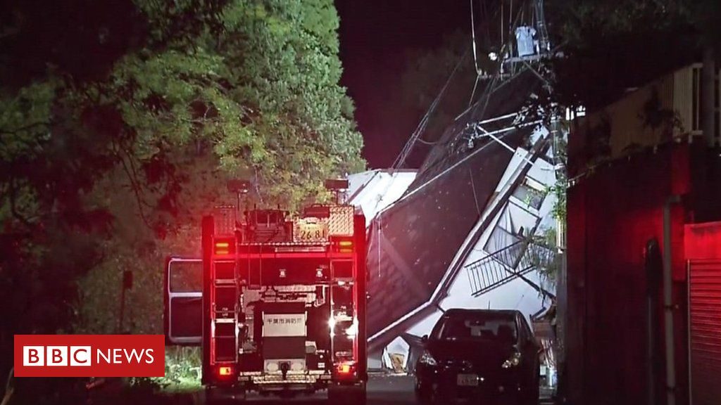 Japan floods: Death toll reaches 10 after heavy rain and landslides