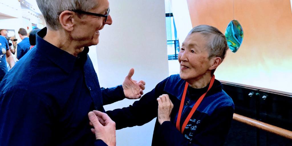Meet the 84-year-old Japanese app developer who inspired Tim Cook