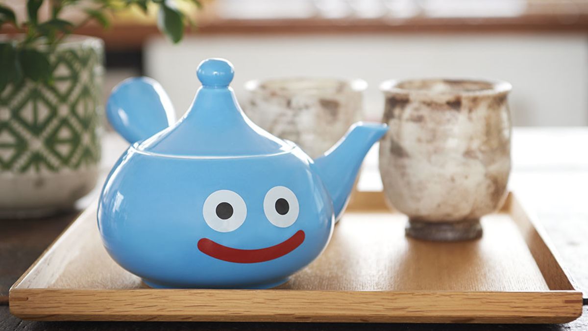 Dragon Quest’s Slime has been turned into endless products, but this is the first Japanese teapot ve